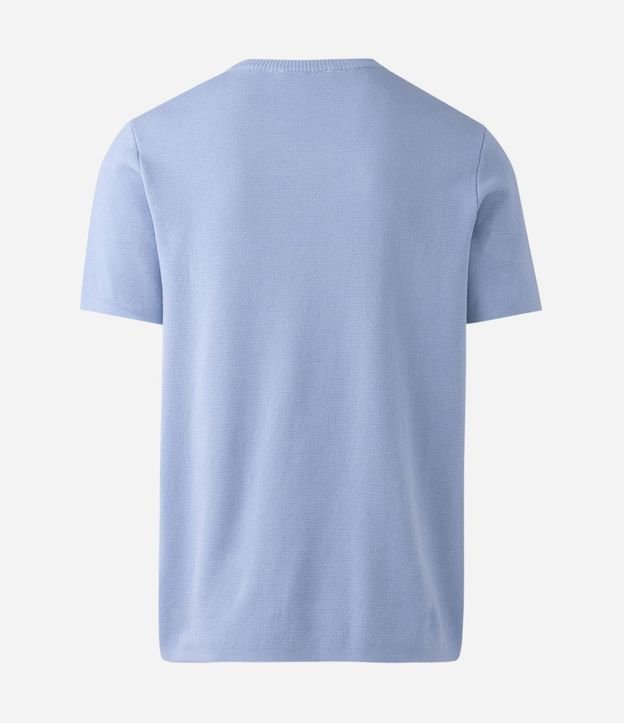 Remera Melange con Efecto en Punto 5