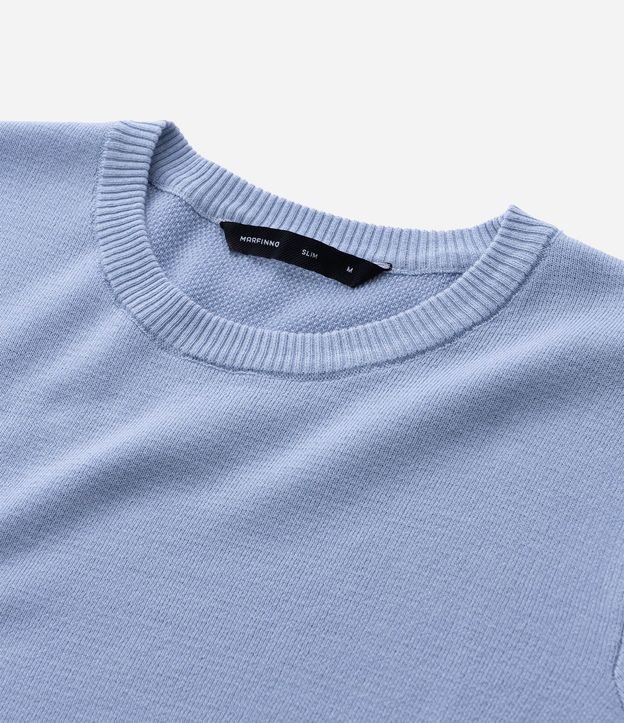 Remera Melange con Efecto en Punto 7
