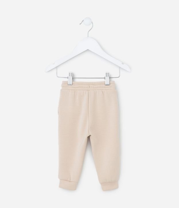 Pantalón Infantil Jogger en Modal - Talle 0 a 18 Meses 3
