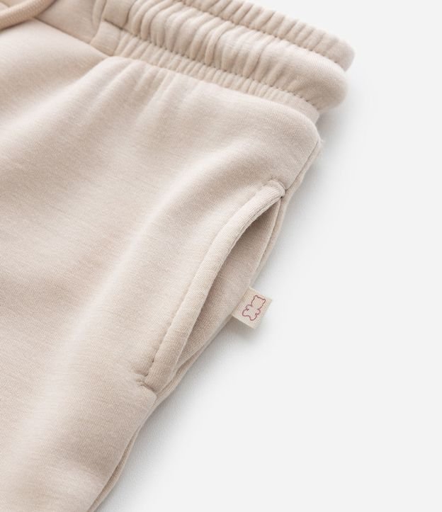 Pantalón Infantil Jogger en Modal - Talle 0 a 18 Meses 5