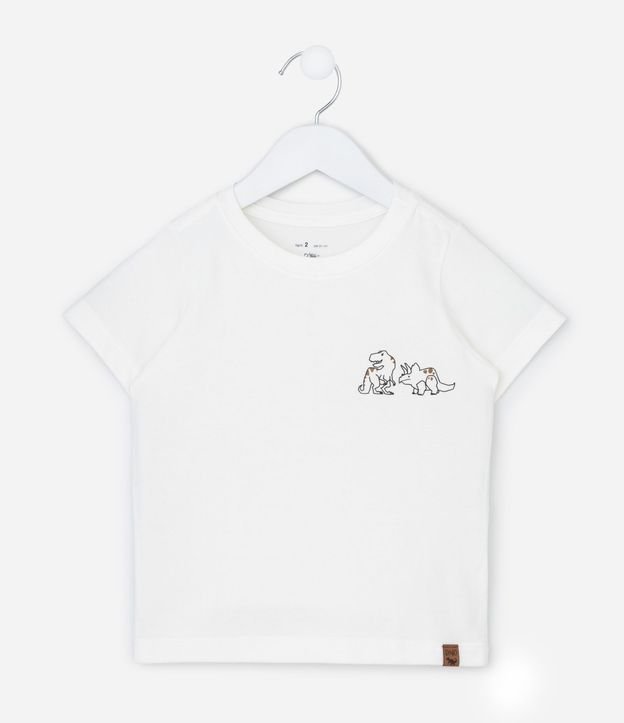 Remera Infantil con Estampa de Dinos - Talle 1 a 6 años 2