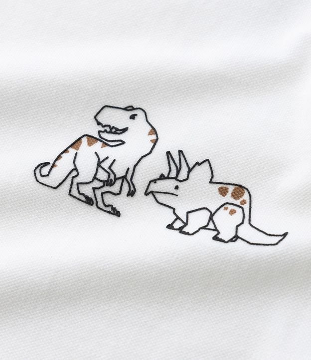 Remera Infantil con Estampa de Dinos - Talle 1 a 6 años 7