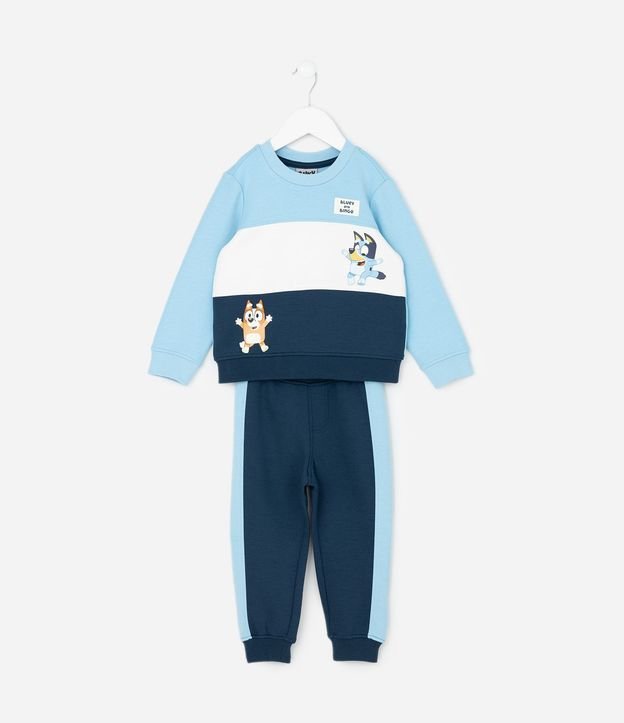 Conjunto Infantil con Saco y Pantalón con Estampa de Bluey – Talle 2 a 6 años