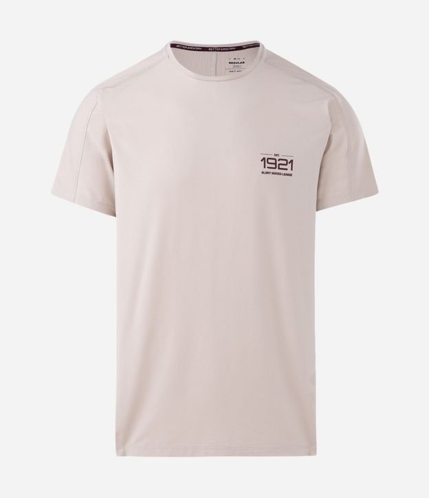 Remera en Tecnologia Dry con Estampado Lettering 1921 y Textura en el Hombro 4