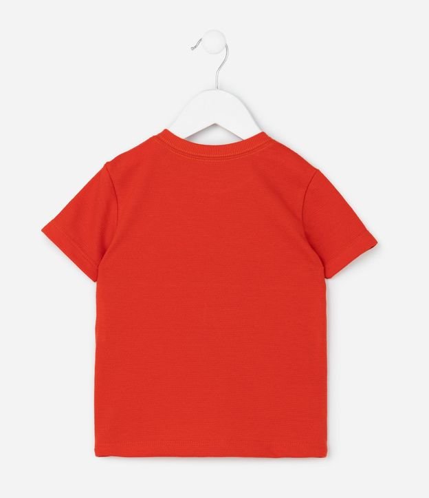 Remera Infantil con Recorte y Texturizada - Talle 1 a 6 años 3