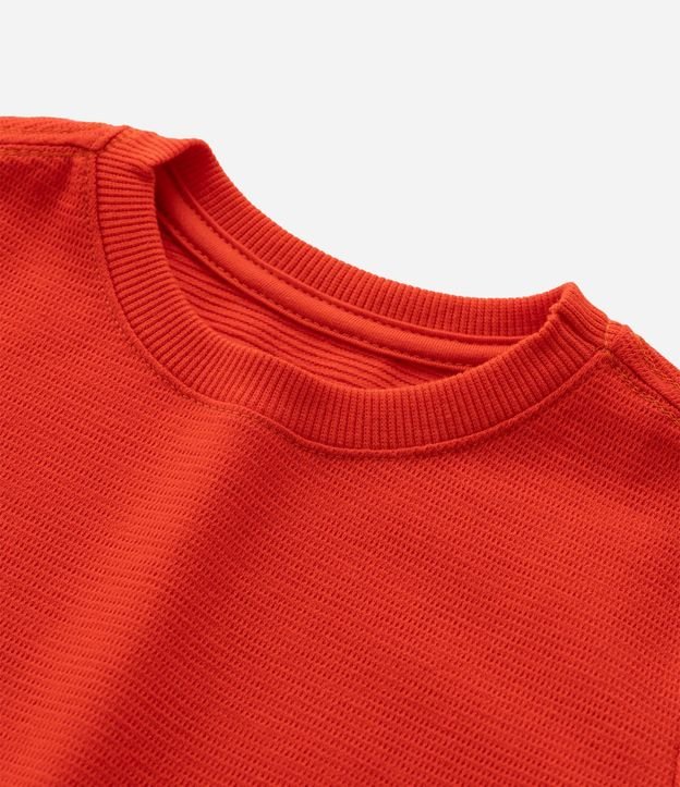 Remera Infantil con Recorte y Texturizada - Talle 1 a 6 años 5