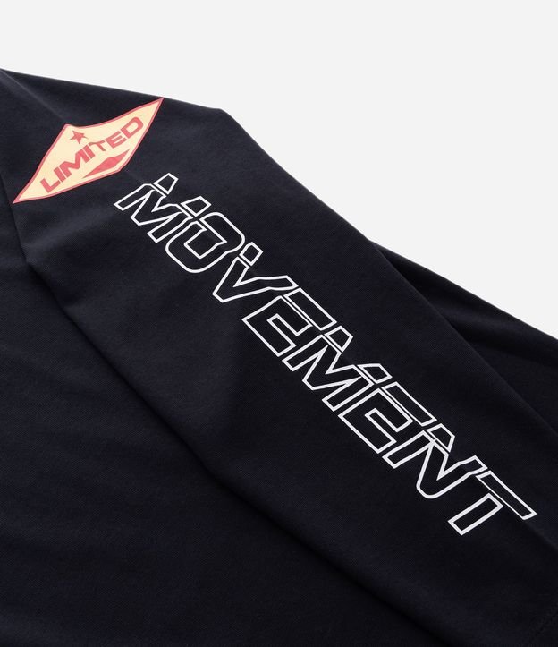 Remera Manga Larga en Algodón con Lettering Redefine Movement 10