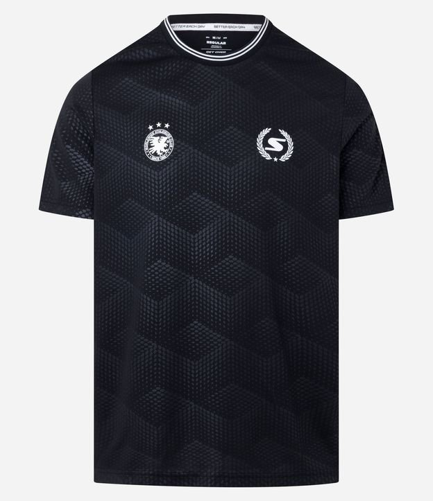 Remera Deportiva Regular con Tecnologia Dry y Detalles Heatprint 4