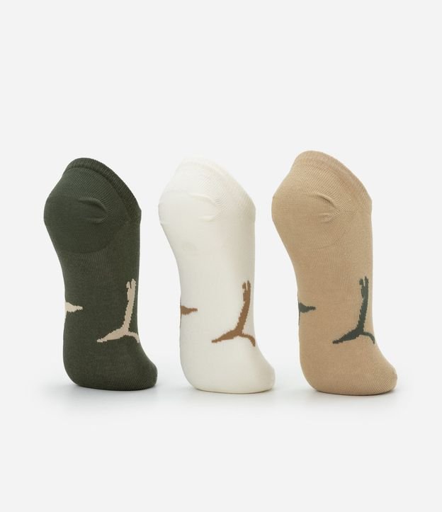Kit 03 Pares de Medias Deportivas con Caña Invisible Puma 4