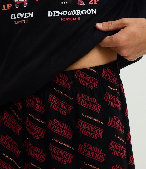 Pijama Comfort en Algodón con Estampa Stranger Things 4