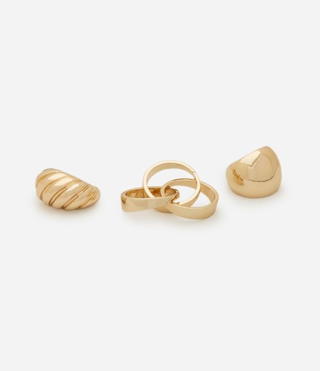Kit 03 Anillos Rígidos Metalizados 2