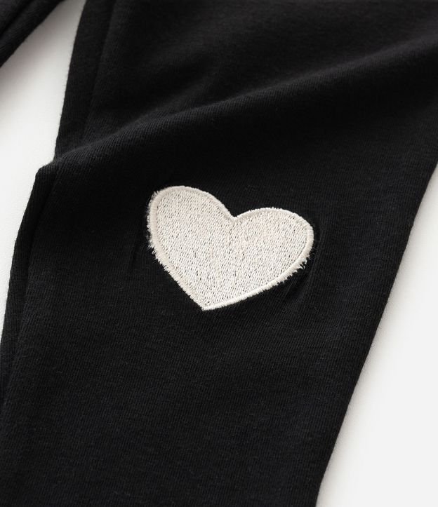 Conjunto Infantil Campera y Legging con Corazones – Talle 0 a 18 Meses 8