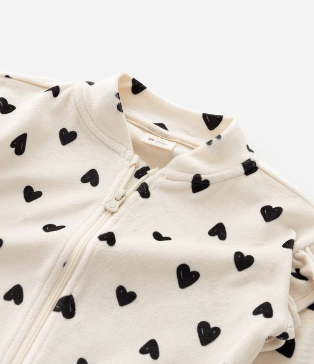 Conjunto Infantil Campera y Legging con Corazones – Talle 0 a 18 Meses 12