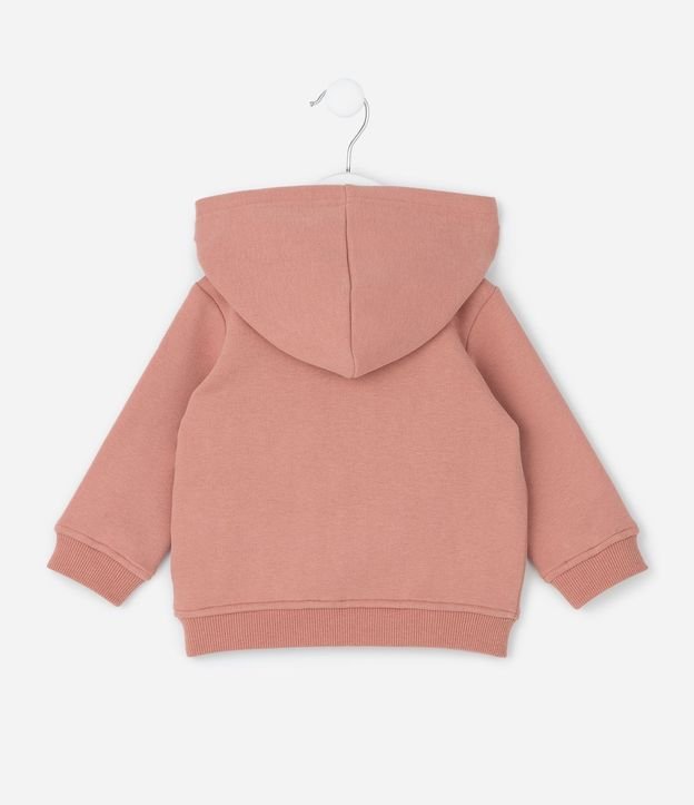 Campera Infantil con Capucha y Orelhas Aplicadas – Talle 0 a 18 Meses 2