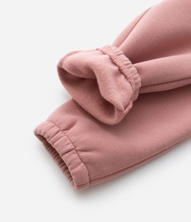 Pantalón Infantil en Algodón con Orejas Aplicadas – Talle 0 a 18 Meses 4