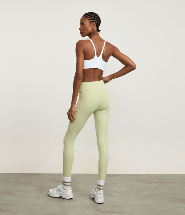 Pantalón Legging en Microfibra con Bolsillo Lateral 4