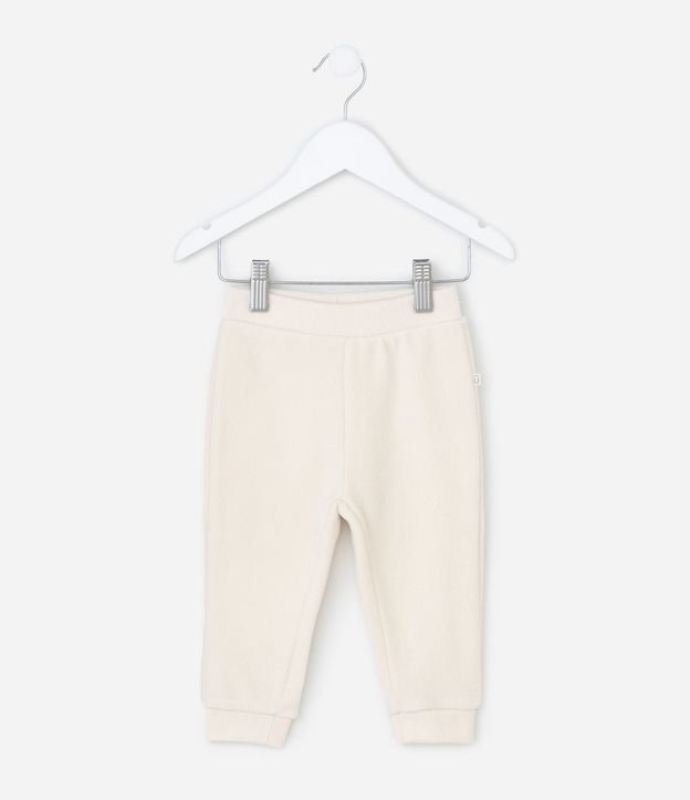 Pantalón Infantil con Puños Canelados – Talle 0 a 18 Meses 2