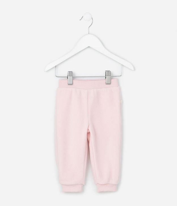 Pantalón Infantil con Puños Canelados – Talle 0 a 18 Meses 1
