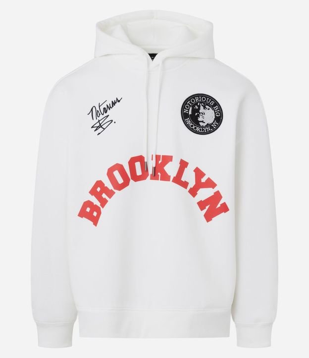 Saco en Algodón con Felpa con Estampado Notorious Big Brooklyn 5