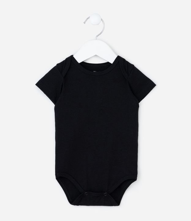 Body Básico Infantil en Cotton - Talle RN a 18 Meses