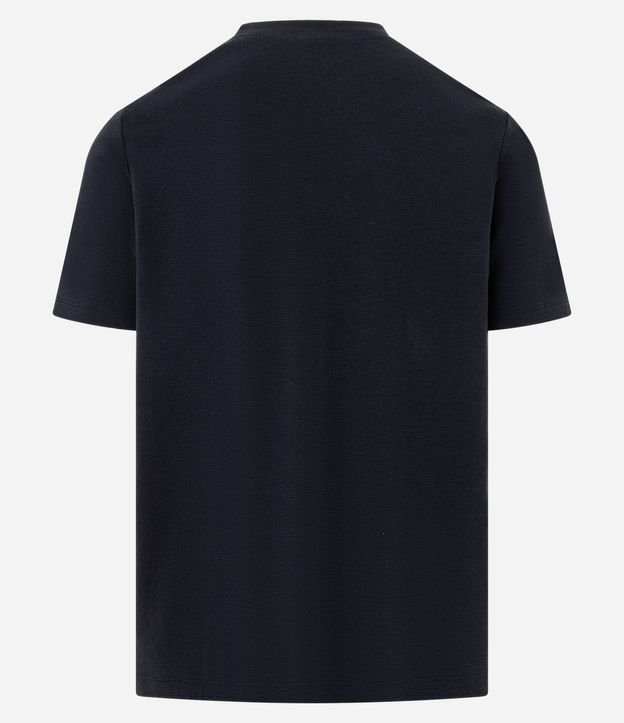 Remera Slim en Algodón con Textura Acanalada 11