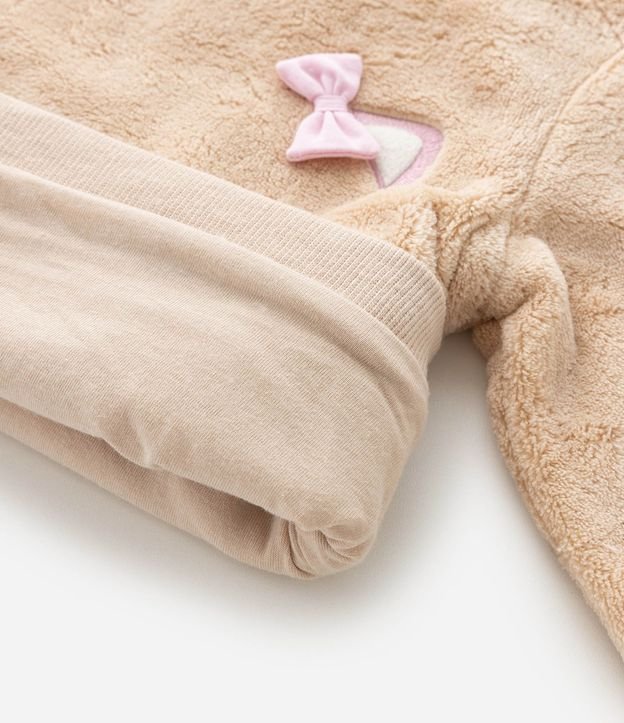 Conjunto Infantil en Fleece con Bordado de Animalito - Talle 0 a 18 Meses 9