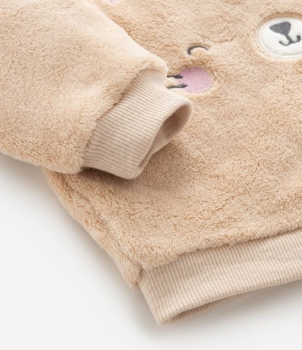Conjunto Infantil en Fleece con Bordado de Animalito - Talle 0 a 18 Meses 10