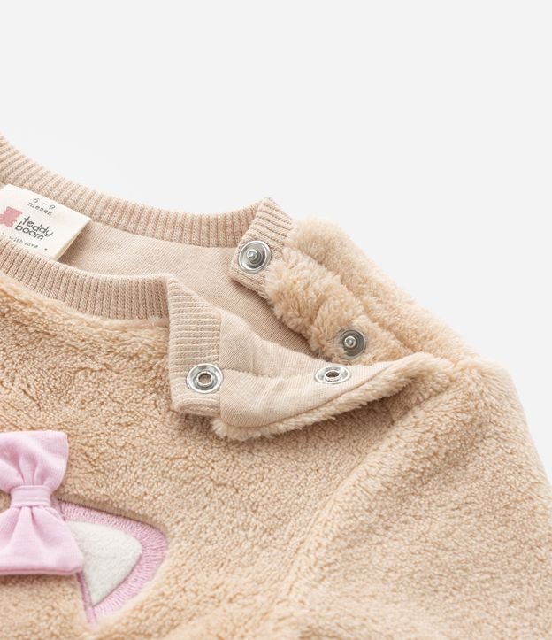 Conjunto Infantil en Fleece con Bordado de Animalito - Talle 0 a 18 Meses 11