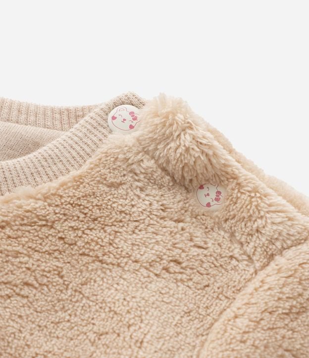 Conjunto Infantil en Fleece con Bordado de Animalito - Talle 0 a 18 Meses 12