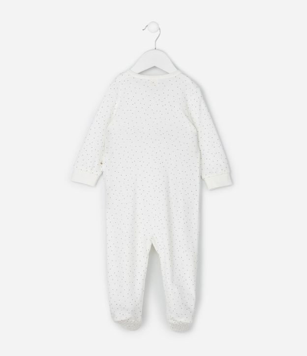 Mono Infantil en Suedine de Lunares y Bordado – Talle RN a 18 Meses 3