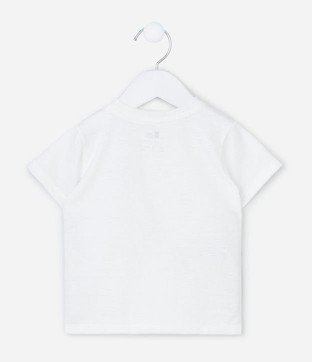 Remera Infantil con Estampa de Dinosaurio - Talle 0 a 18 Meses 2