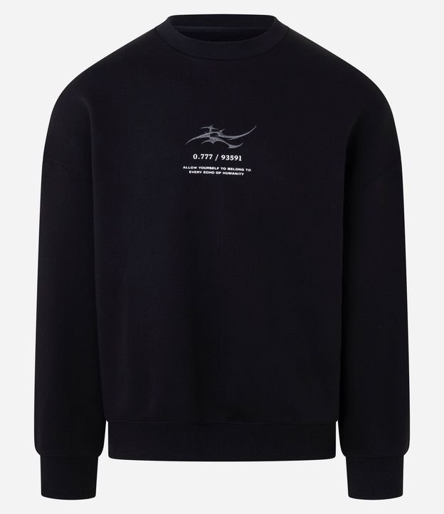 Saco en Algodón con Felpa y Lettering y Bordado Sicko 5