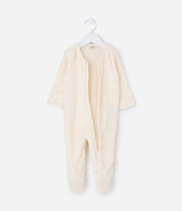 Mono Bebé Plush con Piecito - Talle 0 a 18 Meses 2