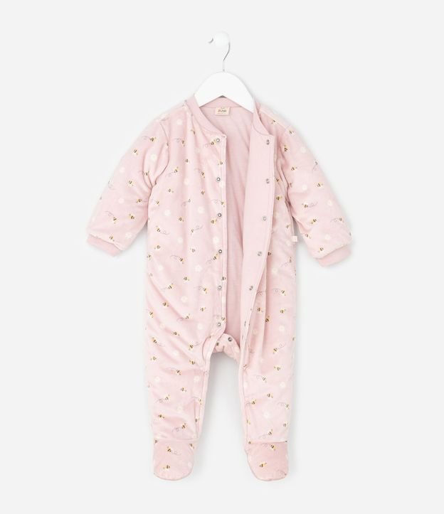 Mono Infantil en Plush Forrado - Talle RN a 18 Meses 2