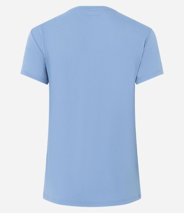 Remera Deportiva en Microfibra con Tecnologia Dry  e Estampa Localizada 8
