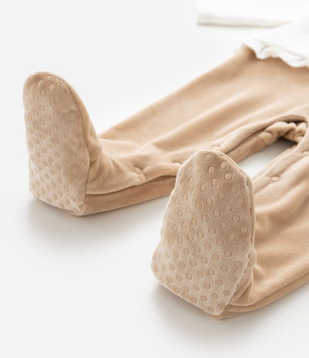Mono Infantil Capitoneada con Patitos Bordados – Talle 0 a 18 Meses 12