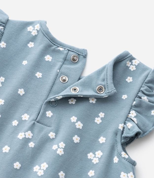 Vestido Body Infantil con Estampa de Lunares y Bordado Conejito – Talle 0 a 18 Meses 6