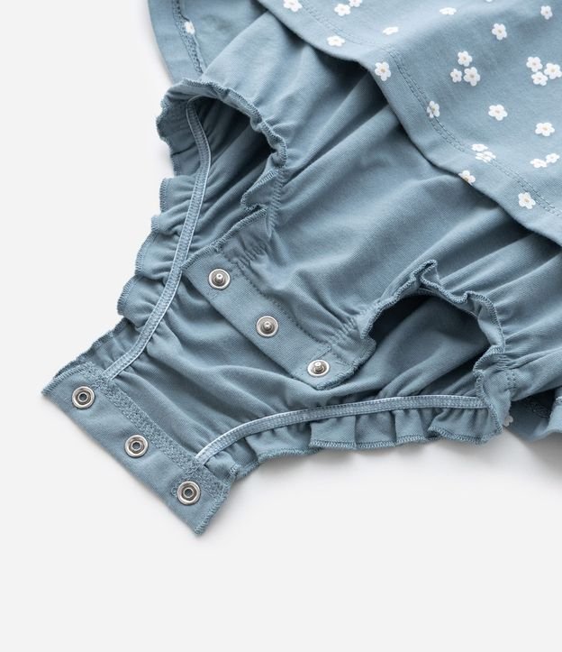 Vestido Body Infantil con Estampa de Lunares y Bordado Conejito – Talle 0 a 18 Meses 7