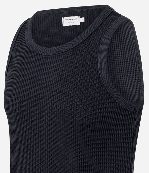 Musculosa Regular en Flamê con Textura 3