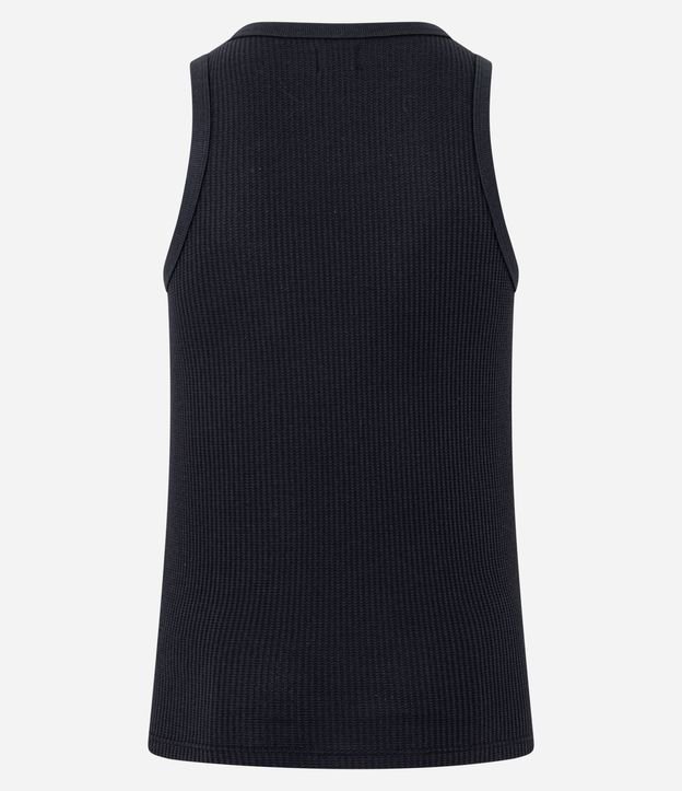 Musculosa Regular en Flamê con Textura 4