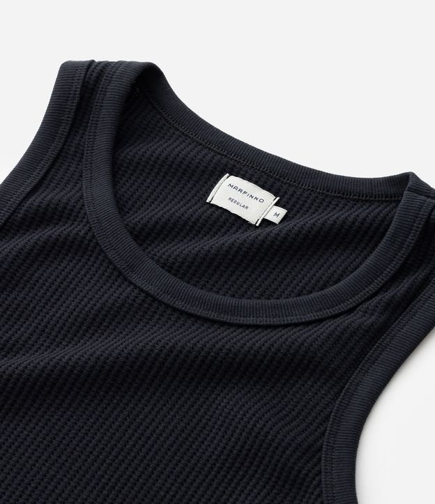 Musculosa Regular en Flamê con Textura 5