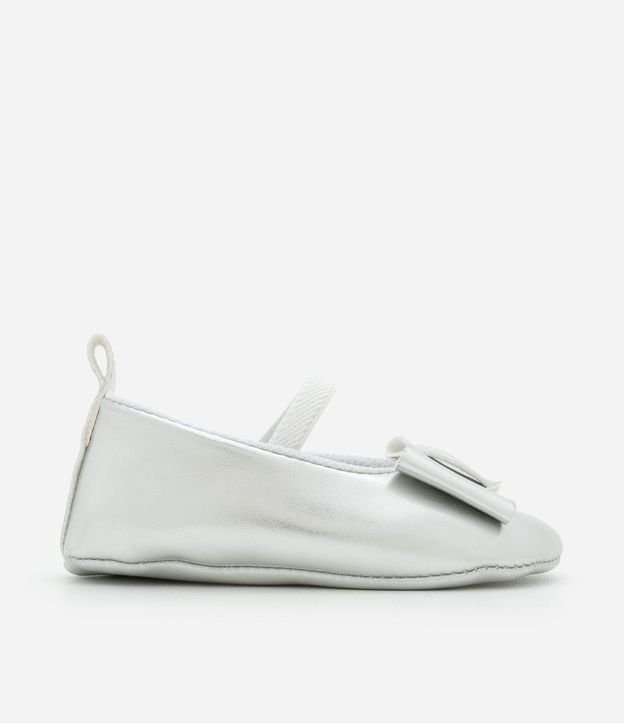 Zapatilla Infantil Barnizada con Lazo - Talle 15 a 19 5