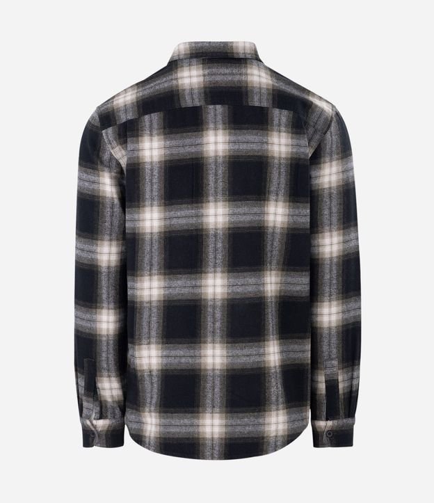 Camisa Manga Larga en Franela de Cuadros 6