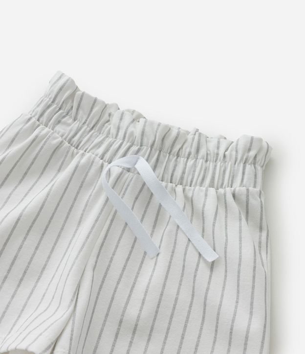 Short Infantil Clochard en Algodón con Estampa de Rayas - Talle 1 a 6 años 6