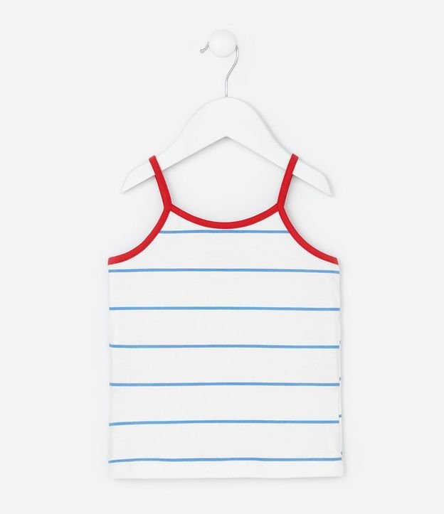 Musculosa Infantil con Estampa de Rayas y Cerezas  - Talle 1 a 6 años 3
