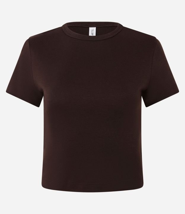 Blusa Cropped en Algodón Interlock 4