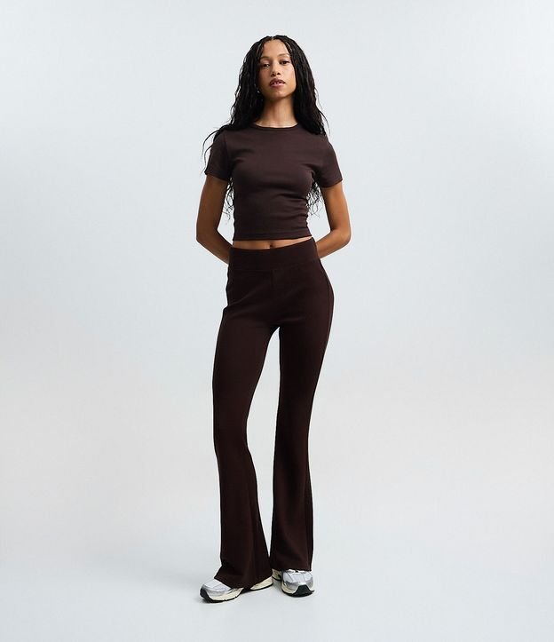 Blusa Cropped en Algodón Interlock 3
