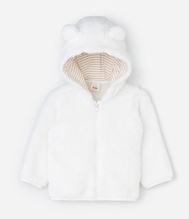 Campera Bebé con Capucha y Orejas 3D – Talle 0 a 18 Meses 1