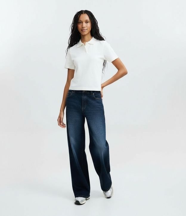 Blusa Polo en Algodón con Manga Corta 5