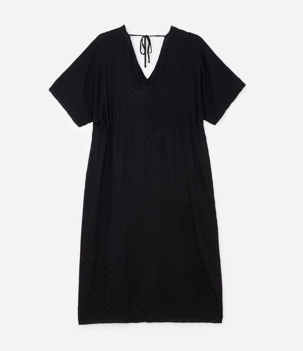 Vestido Midi en Jacquard con Textura Curve & Plus Size 5